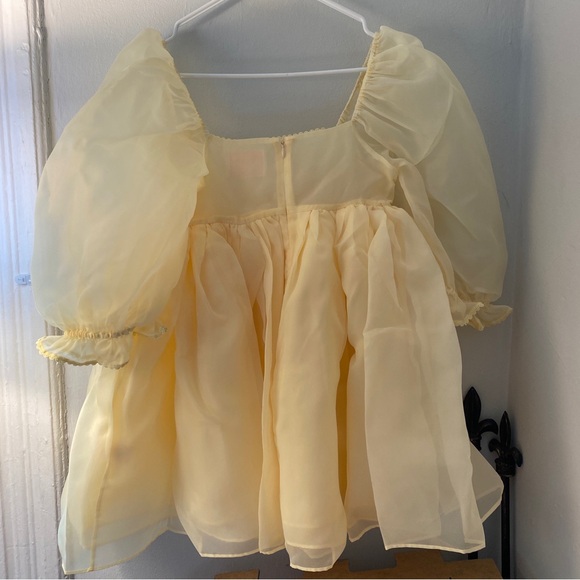 Selkie banana Puff Dress - Picture 7 of 7